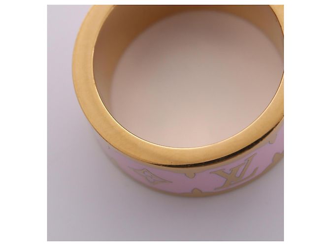 Louis Vuitton Nanogram Band Ring Pink Golden - Ansicht 5