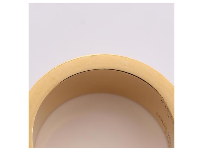 Anello Louis Vuitton Nanogram Blanc D'oro Crudo - vista 4