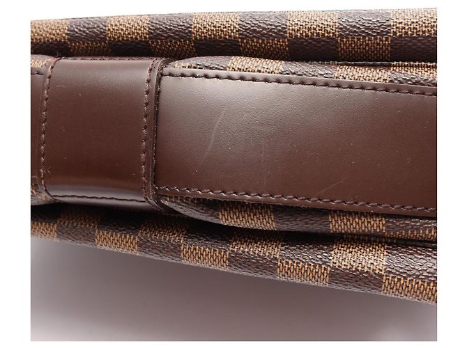 Borsa a tracolla Louis Vuitton Naviglio Damier Ebene Marrone - vista 12