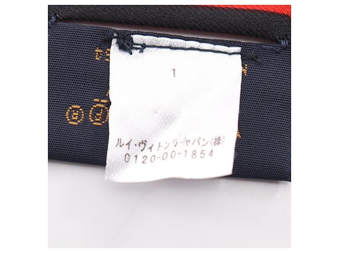 Sciarpa Louis Vuitton Bandeau Trunk Monogram Marrone Rosso Beige - vista 6