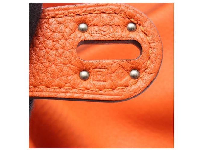 Hermès Borsa a tracolla Hermes Lindy 30 Rosso Arancione - vista 5