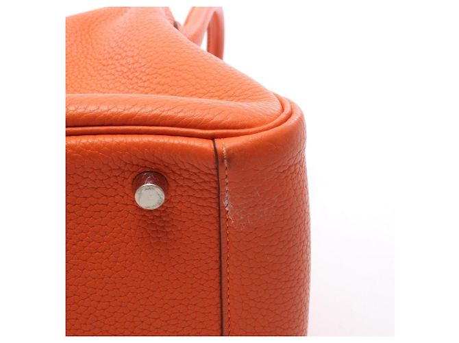 Hermès Borsa a tracolla Hermes Lindy 30 Rosso Arancione - vista 7