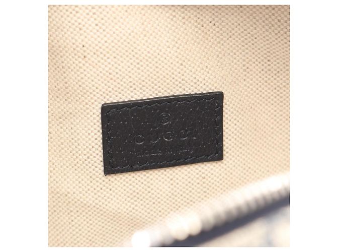 Gucci Interlocking G GG Supreme Mini Handbag Beige Navy blue - view 4