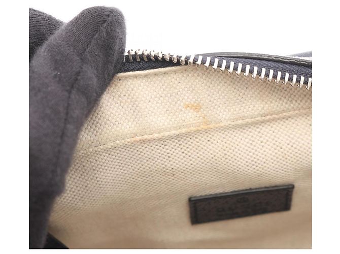 Gucci Interlocking G GG Supreme Mini Handbag Beige Navy blue - view 5