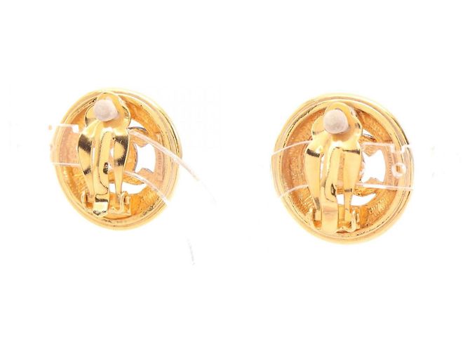 Orecchini a clip Chanel Coco Mark placcati in oro D'oro - vista 2