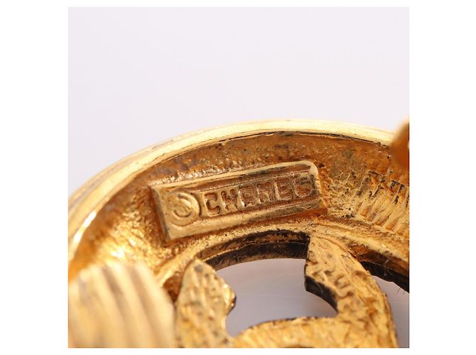 Orecchini a clip Chanel Coco Mark placcati in oro D'oro - vista 3