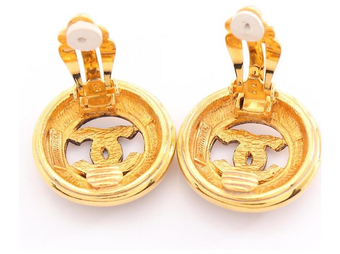 Orecchini a clip Chanel Coco Mark placcati in oro D'oro - vista 7