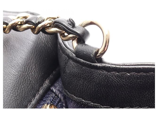 Borsa a tracolla Chanel Coco Mark Full Flap Nero - vista 12