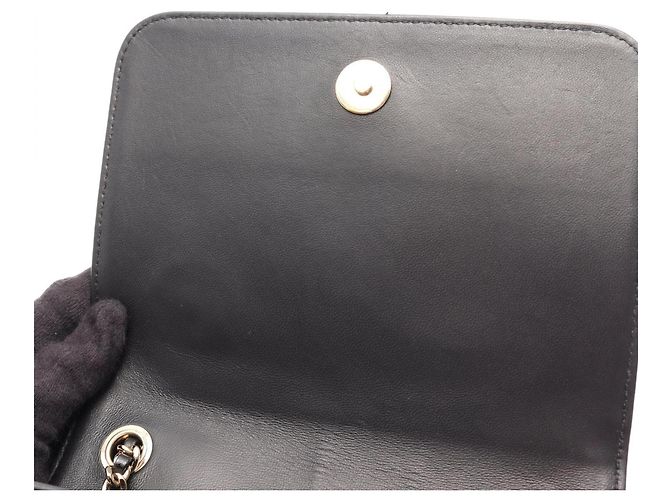Borsa a tracolla Chanel Coco Mark Full Flap Nero - vista 13