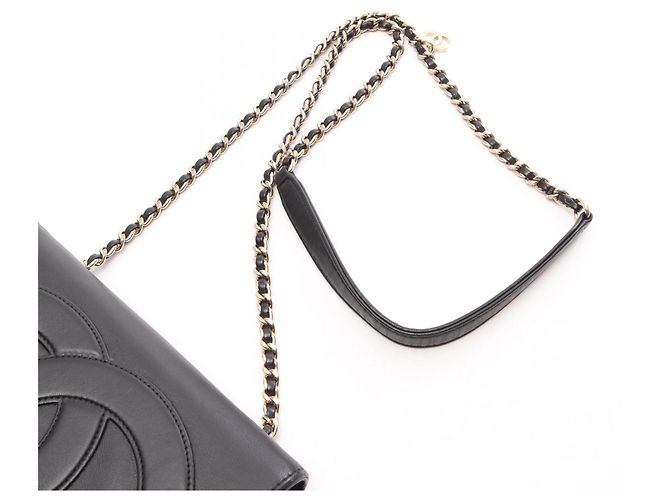 Borsa a tracolla Chanel Coco Mark Full Flap Nero - vista 14