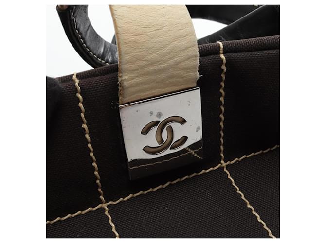 Borsa Chanel Chocolate Bar Nero - vista 16