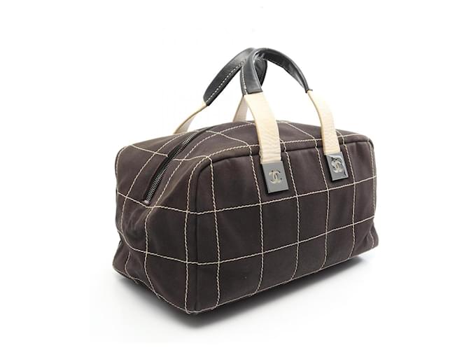 Borsa Chanel Chocolate Bar Nero - vista 2