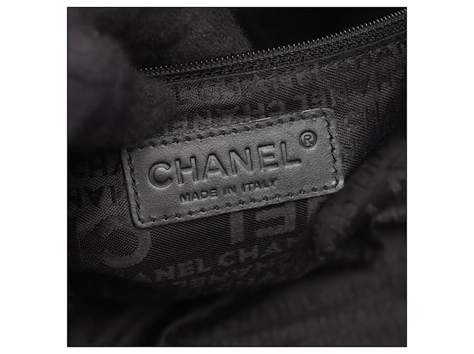 Borsa Chanel Chocolate Bar Nero - vista 4