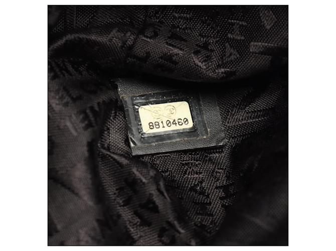 Borsa Chanel Chocolate Bar Nero - vista 5