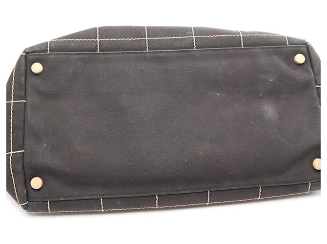 Borsa Chanel Chocolate Bar Nero - vista 9