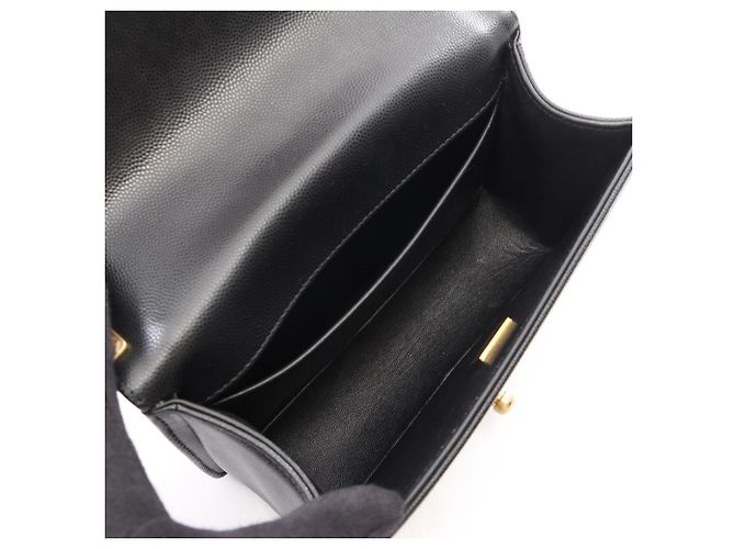Borsa a Tracolla Chanel Boy Small Nera Nero - vista 3