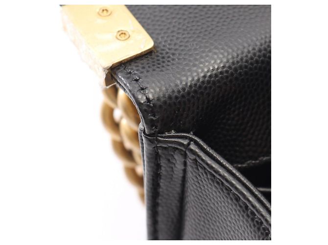 Borsa a Tracolla Chanel Boy Small Nera Nero - vista 8
