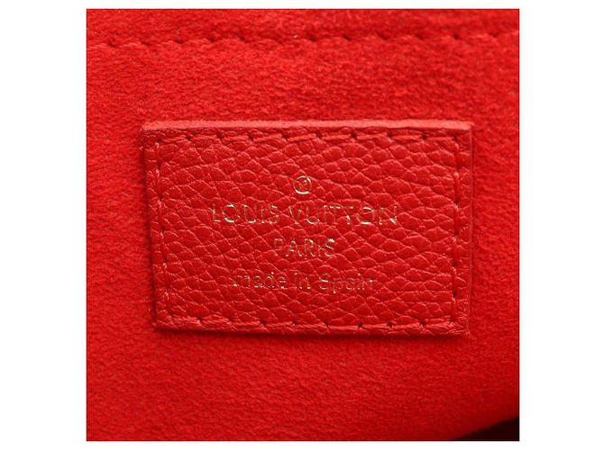 Borsa a tracolla Louis Vuitton Saint Placido Monogram Cerise Marrone Rosso Fuschia Monogramma - vista 4