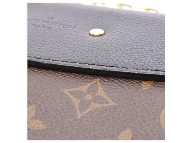 Bolsa Louis Vuitton Saint Placido Monogram Noir Marrom Preto Monograma - vista 11