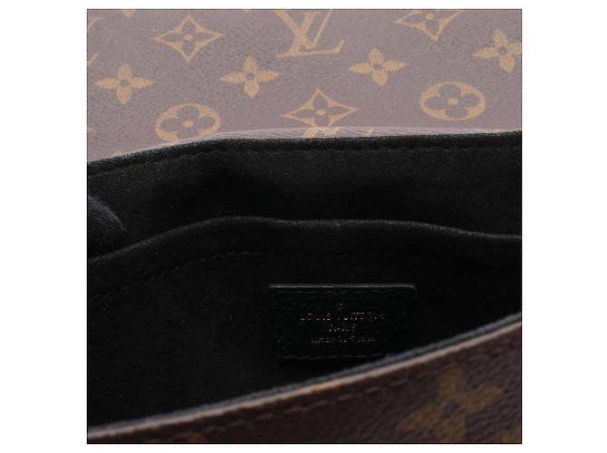 Bolsa Louis Vuitton Saint Placido Monogram Noir Marrom Preto Monograma - vista 7