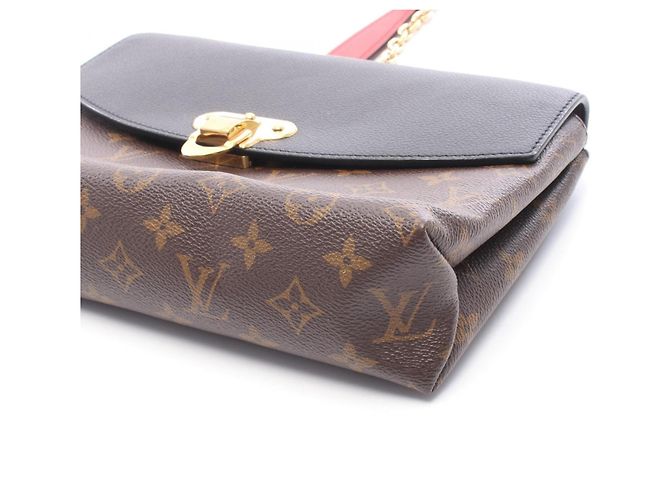 Bolsa Louis Vuitton Saint Placido Monogram Noir Marrom Preto Monograma - vista 8