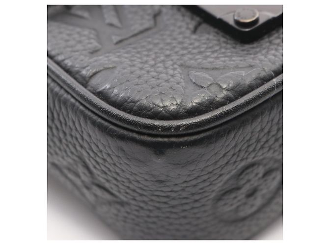 Borsa a mano 2-Way Louis Vuitton Pico S Lock Taurillon Monogram Noir Nero - vista 10