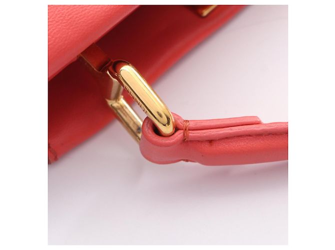 Borsa Fendi Mini Peekaboo 2-Way Rosa - vista 5