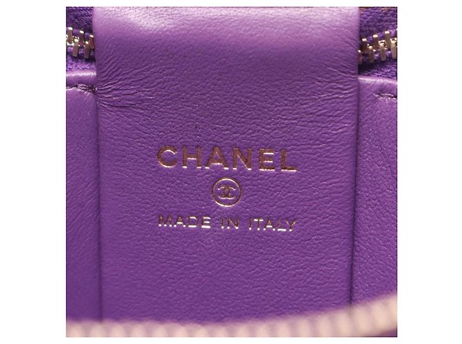 Chanel Matelassé Small Vanity 2-Way Handtasche Lila - Ansicht 4