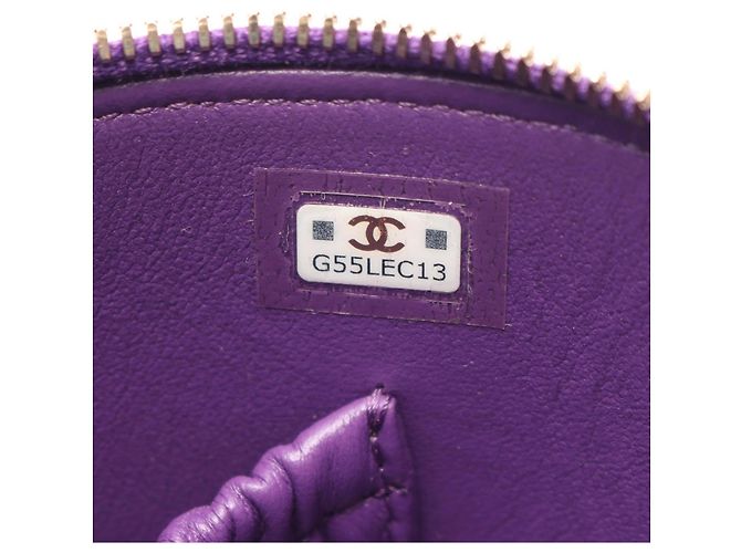 Chanel Matelassé Small Vanity 2-Way Handtasche Lila - Ansicht 5