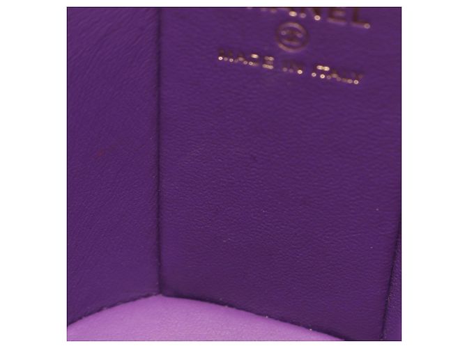 Chanel Matelassé Small Vanity 2-Way Handtasche Lila - Ansicht 6