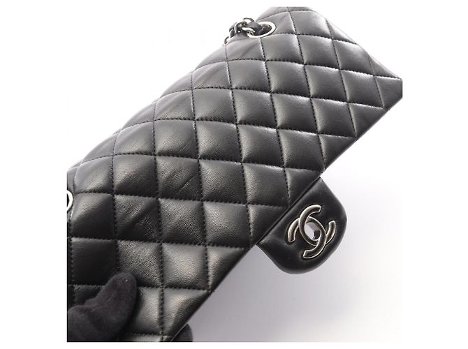 Borsa Chanel Matelassé Double Flap Nero - vista 11