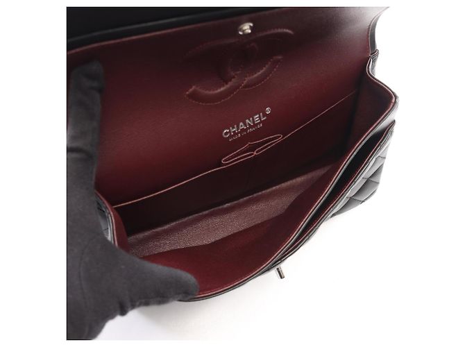 Borsa Chanel Matelassé Double Flap Nero - vista 3