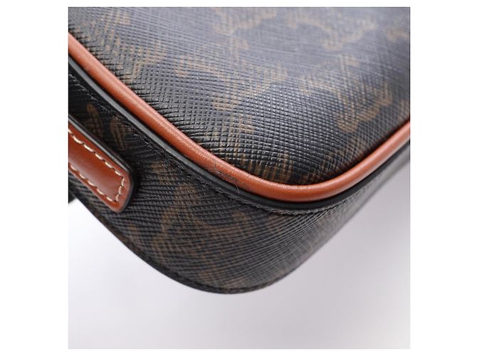 Céline Celine Cuile Triomphe Mini Camera Bag Braun Schwarz - Ansicht 6