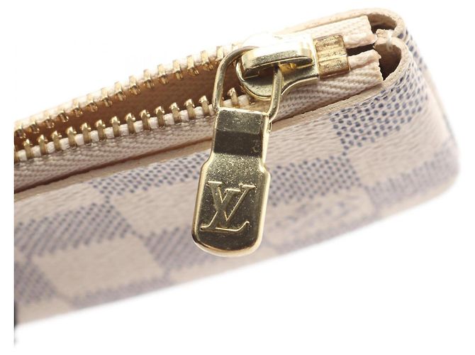 Monedero Louis Vuitton Damier Azur Blanco - vista 6