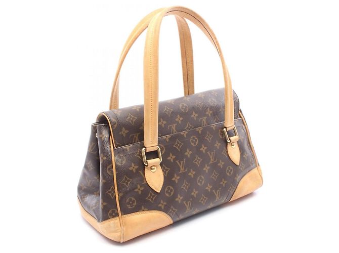 Borsa a tracolla Louis Vuitton Beverly GM Marrone - vista 2