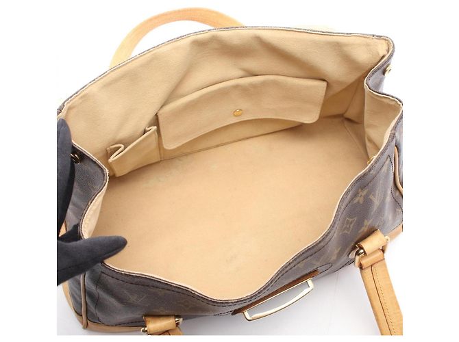 Borsa a tracolla Louis Vuitton Beverly GM Marrone - vista 3