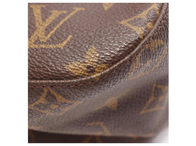 Borsa a tracolla Louis Vuitton Looping MM Monogram Marrone - vista 11