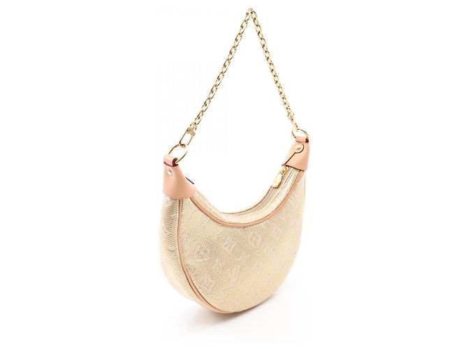 Borsa a tracolla 2 vie Louis Vuitton Loop Monogram in jacquard laminato D'oro - vista 2