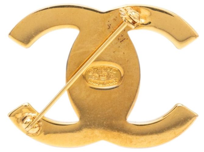 Spilla Vintage Chanel Coco Mark D'oro - vista 2