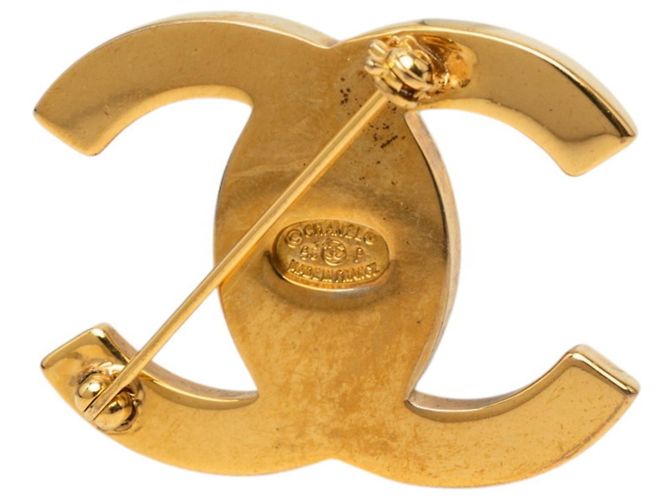 Spilla Vintage Chanel Coco Mark D'oro - vista 3