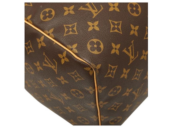 Borsa Boston Louis Vuitton Monogram Keepall 50 Marrone Monogramma - vista 4