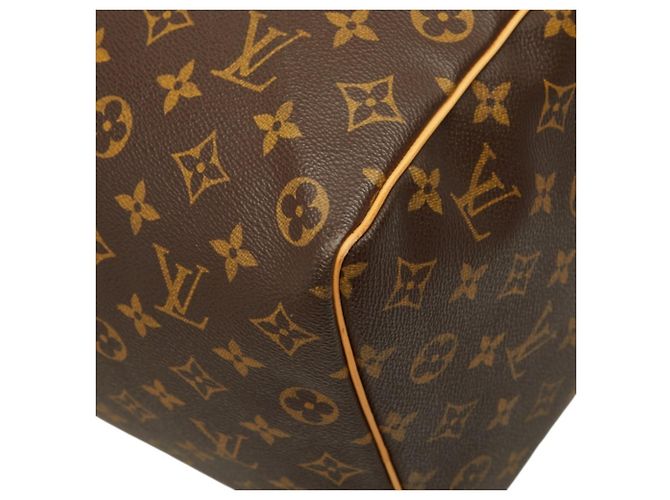 Borsa Boston Louis Vuitton Monogram Keepall 50 Marrone Monogramma - vista 5