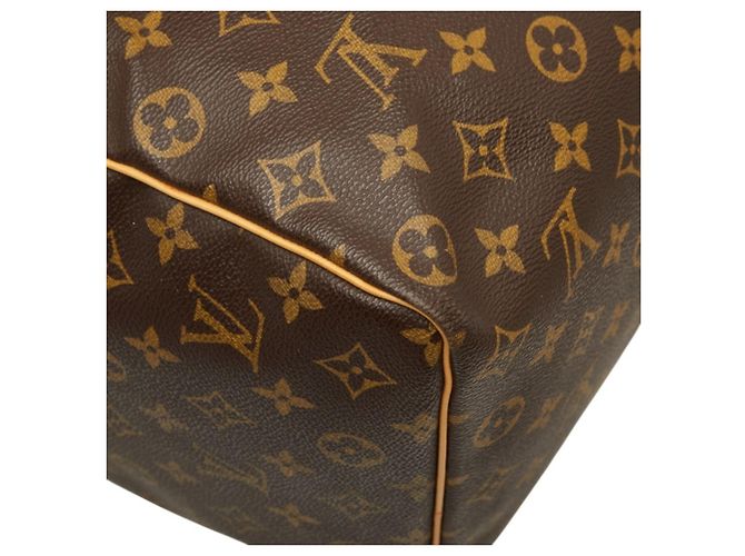 Borsa Boston Louis Vuitton Monogram Keepall 50 Marrone Monogramma - vista 6