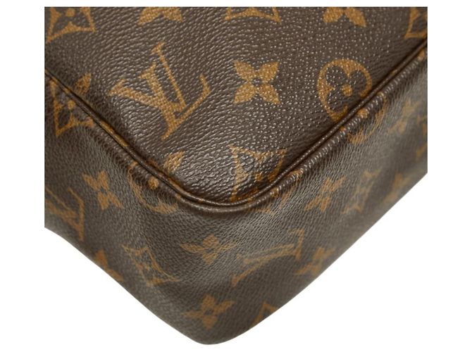 Borsa a Clutch Louis Vuitton Monogram Trousses Toilette 28 Marrone Monogramma - vista 5