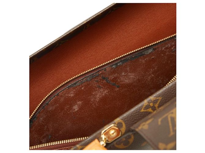 Borsa Business Louis Vuitton Monogram Serviette Fermoire Marrone Monogramma - vista 12