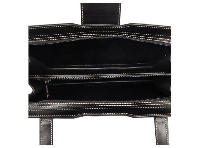 Christian Dior Dior Logo Flap Stitch Handtasche Schwarz - Ansicht 11