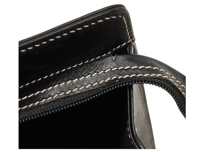 Christian Dior Dior Logo Flap Stitch Handtasche Schwarz - Ansicht 9