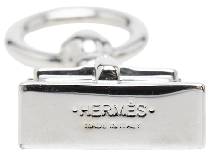 Hermès Mini Kelly Twilly Ring Scarf Argento - vista 3
