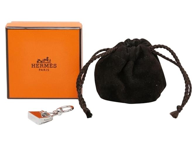 Hermès Mini Kelly Twilly Ring Scarf Argento - vista 4