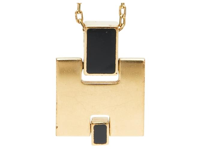 Hermès Collana con ciondolo a catena Eileen Hermes Nero - vista 2